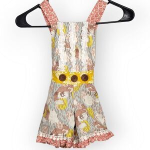 Persnickety Ruffle Fox Jumper size 3 Years